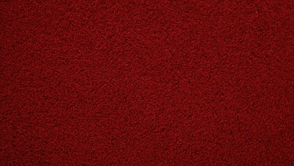 Top-down view of a continuous red carpet surface