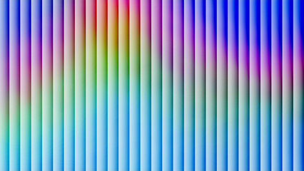 Abstract liquid glass gradient stripes background with vibrant multicolored pastel hues and subtle reflections vector