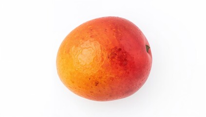 Fototapeta premium Fresh mango on a light backdrop, fiber-dense choice