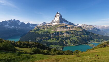 Breathtaking Scenery Majestic Mountain The