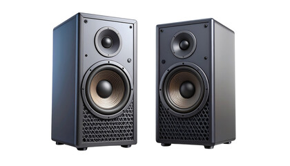 Studio Speaker Collection Two Styles Isolated on Transparent Background