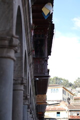 Smiling Traveler Enjoying a Sunny Day in Cusco
