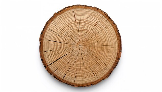Cross section of tree rings, nature texture for background use, seasonal change