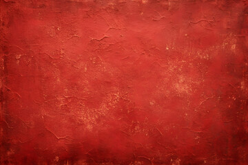 Obraz premium Bold red grunge textured background with vintage distressed effect, rough worn surface, faded paint look, and artistic raw style.