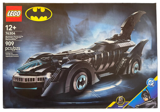Batman Forever Batmobile Lego set.