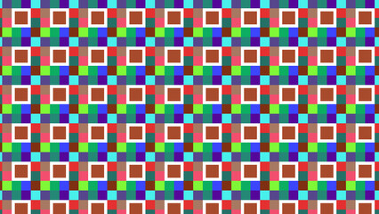 Fototapeta premium Seamless Pixel Art Colorful Square Geometric Pattern