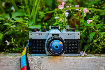 LEGO Camera in Bloom © JAGDrone