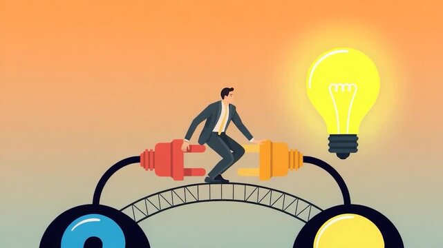 Bridging the Gap Between Question and Idea - A Business Metaphor.