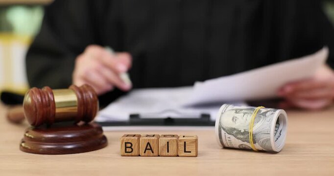 Exploring the process of setting bail during court proceedings in a busy legal setting