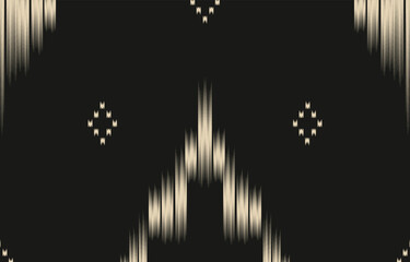 Ethnic abstract ikat art. Aztec ornament print. geometric ethnic pattern seamless  color oriental.  Design for background ,curtain, carpet, wallpaper, clothing, wrapping, Batik, vector illustration.
