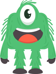 Cute Monster Character Illustration