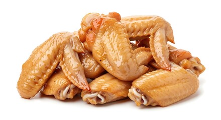 Delicious Glazed Chicken Wings Pile