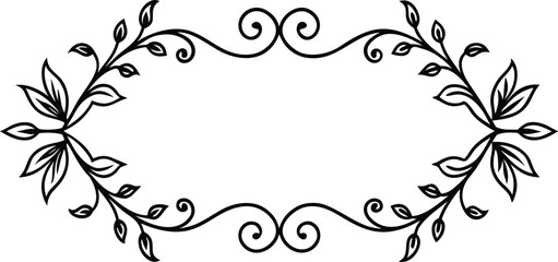 Adobe Illustrator Artwork Vintage Ornamental Border and Frame 