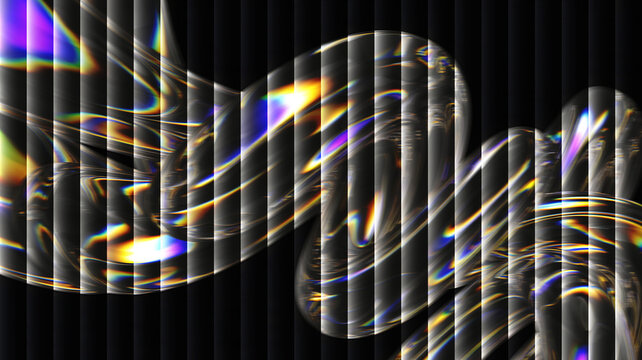 Abstract background with silver and gold liquid shapes and vertical stripes, creating a modern and elegant design