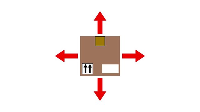Distribution icon animation. Animated icon related to procurement. Suitable for user interface, provide visual feedback and more. alpha channel, transparent background