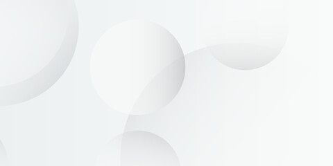 White abstract background with shapes