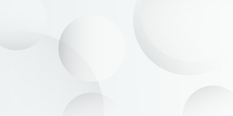White abstract background with shapes