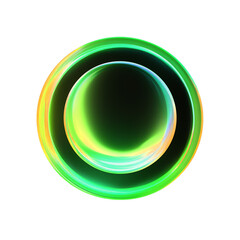 Vibrant glowing circles with iridescent light create a mesmerizing modern effect, perfect for tech startups, innovative brands, and futuristic designs