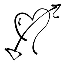 Single Line Heart Drawing – Minimal Romantic Design Elements