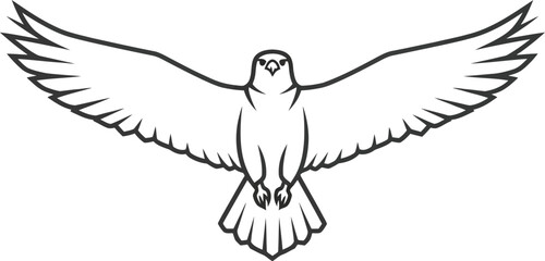 Eagle bird wings flying flight freedom soar animal wildlife nature sky logo art