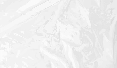 Fototapeta premium Transparent Plastic Wrap Texture Overlay Clear Crumpled Film Background