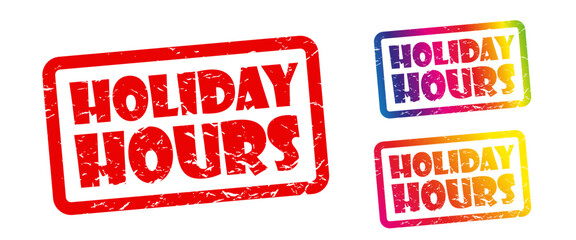 Holiday hours