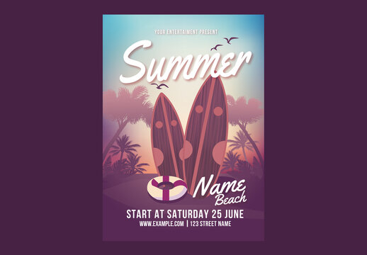 Summer Time Beach Flyer
