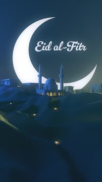 Eid Mubarak Story Animation