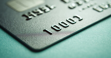 A credit card with a number on it is shown in this image