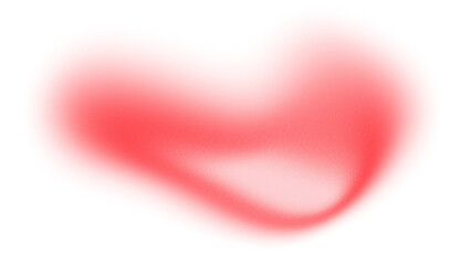 Abstract element of glowing red gradient with noise texture
