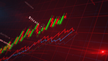Bitcoin charts and graphs diagram