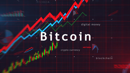 Bitcoin charts and graphs diagram