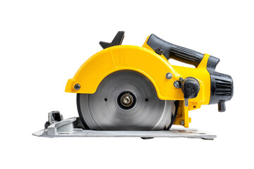 Fototapeta premium electric saw isolated on white