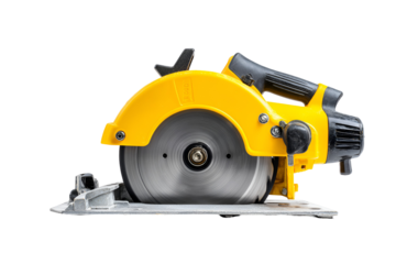 electric saw isolated on white