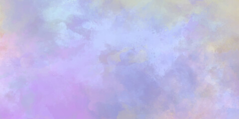 multicolor clouds texture watercolor picture painting illustration. Old grunge textures design painted watercolor background on paper texture.Color splashing on paper with watercolor splashes, grunge.