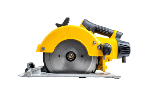 electric saw isolated on white