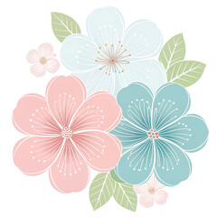 pink flower background