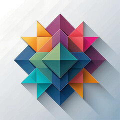 abstract triangle background