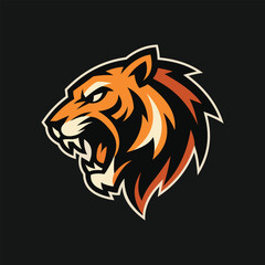 Tiger illustration t-shirt design