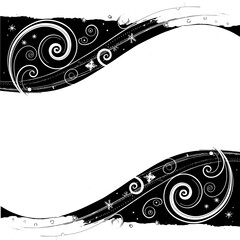 black and white abstract background