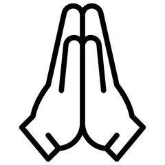 Sorry Sign Icon with Line Style