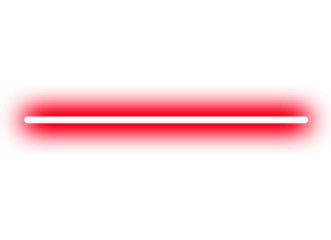 Red Neon Futuristic Line Sign Isolated on Transparent Background  Glowing Light Effect PNG Design