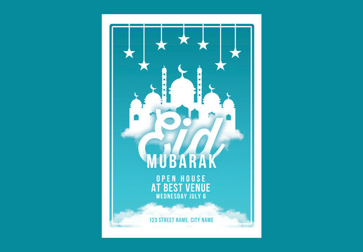 Eid Mubarak Poster Flyer