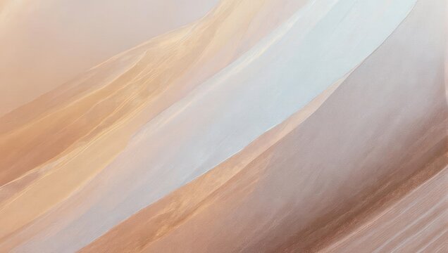 Abstract brush strokes in warm neutral tones create a textured background.