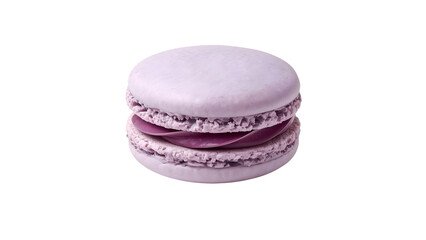 purplem blueberry macaron, png, isolated on transparent background, perfect for food marketing and advertising