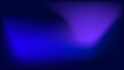 Abstract blue and purple light gradient background