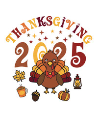 Naklejka premium Personalized Thanksgiving Family Graphic Design 2025,Custom Turkey Matching Tee,Thanksgiving Group Apparel,Fall Group Shirt with Names,Friendsgiving. EPS File. 