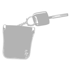 Car Key with Keychain