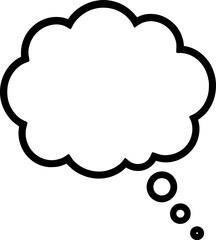 Thought Bubble SVG Cut Files for Cricut & Silhouette