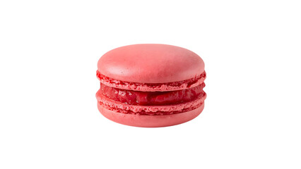 Pink macaron, png, isolated on transparent background, perfect for food marketing and advertising